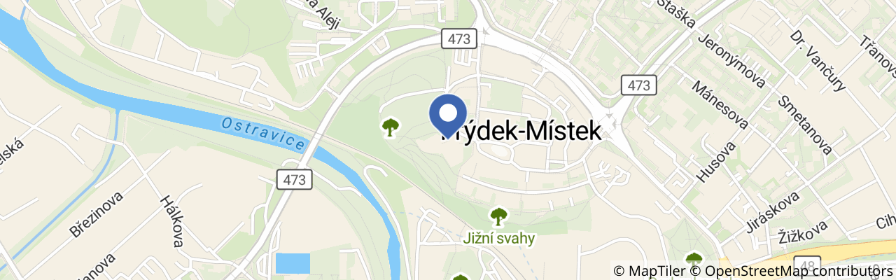 Mapa - Zámek Frýdek-Místek