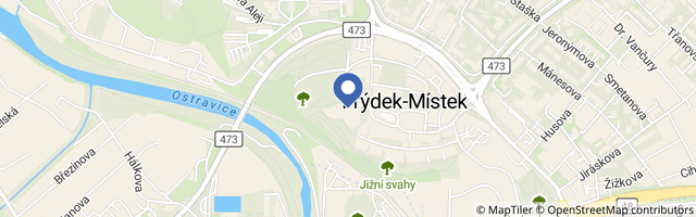 Mapa - Zámek Frýdek-Místek