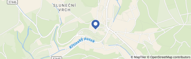 Mapa - Zámek Křtiny