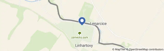 Mapa - Zámek Linhartovy
