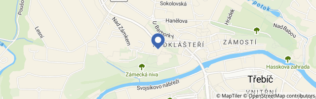 Mapa - Zámek Třebíč