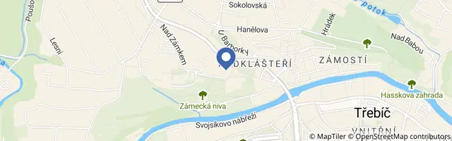 Mapa - Zámek Třebíč