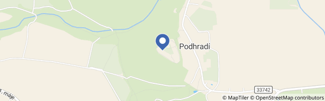 Mapa - Zřícenina hradu Lichnice