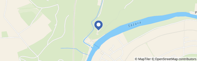 Mapa - Zřícenina Zlenice