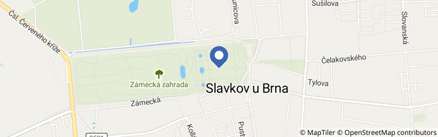 Mapa - Zámek Slavkov - Austerlitz