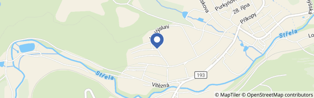 Mapa - Lesní stezka Žlutice