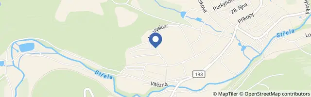 Mapa - Lesní stezka Žlutice