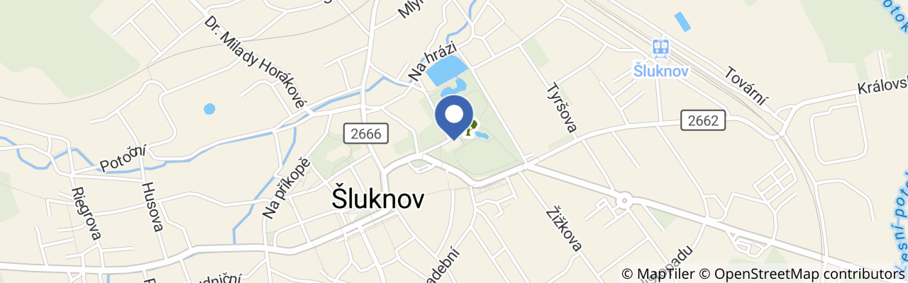 Mapa - Zámek Šluknov