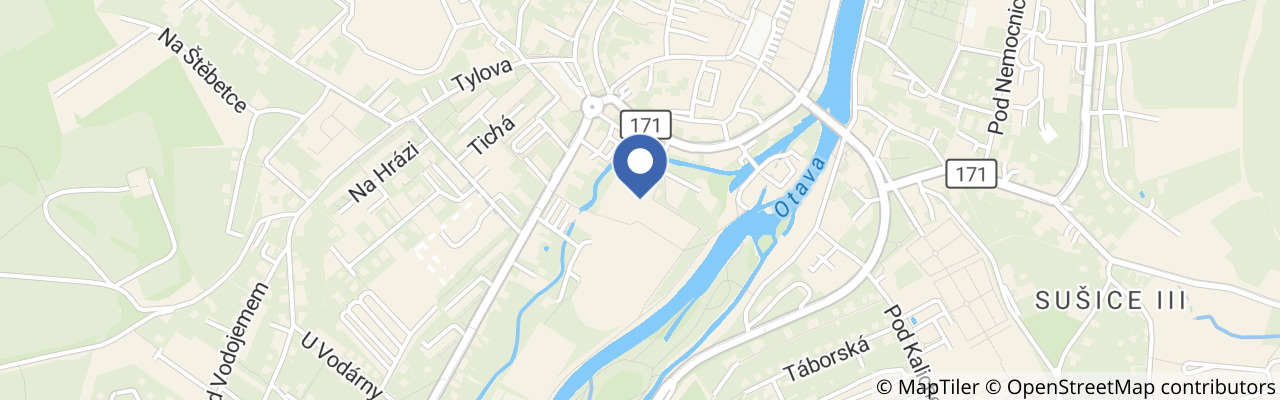 Mapa - Bazén Sušice