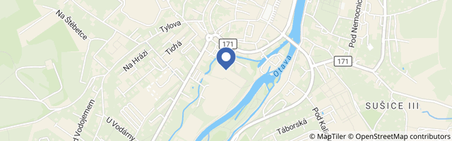 Mapa - Bazén Sušice