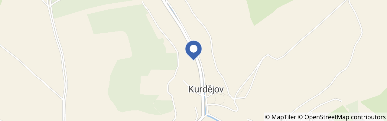 Mapa - Hotel Kurdějov