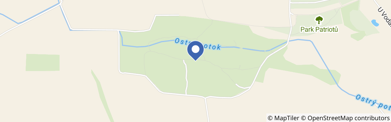 Mapa - Vodárenský les Svitavy