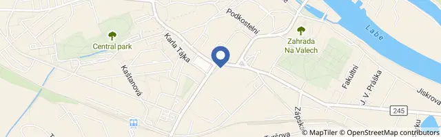 Mapa - Kavárna Dvě vrány