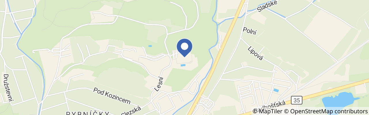 Mapa - Ibis Styles Rožnov pod Radhoštěm