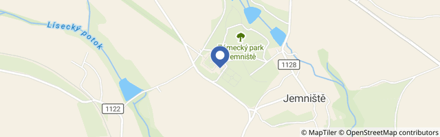 Mapa - Zámek Jemniště