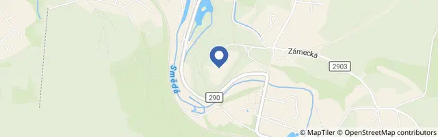 Mapa - Hrad a zámek Frýdlant