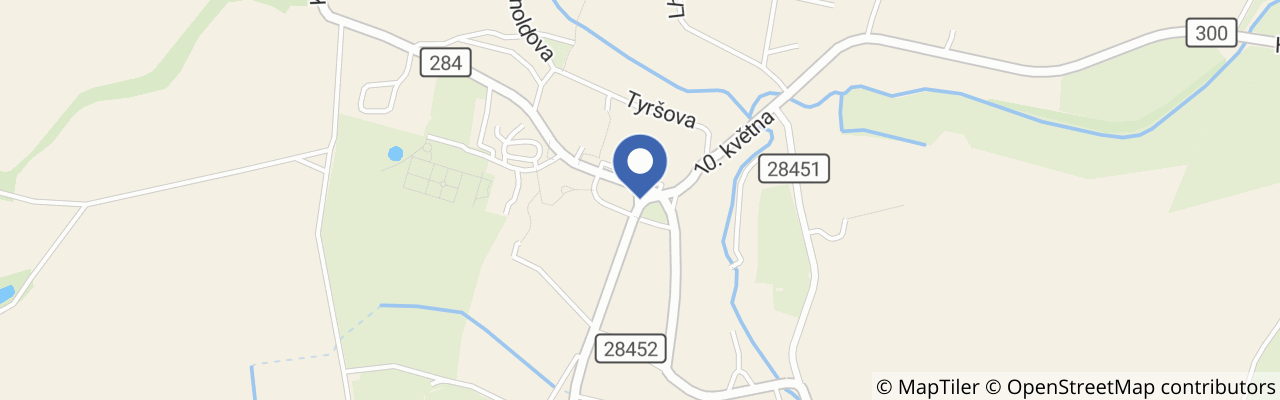 Mapa - Naučná stezka K.J.Erbena