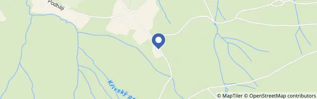 Mapa - Penzion Na kraji lesa