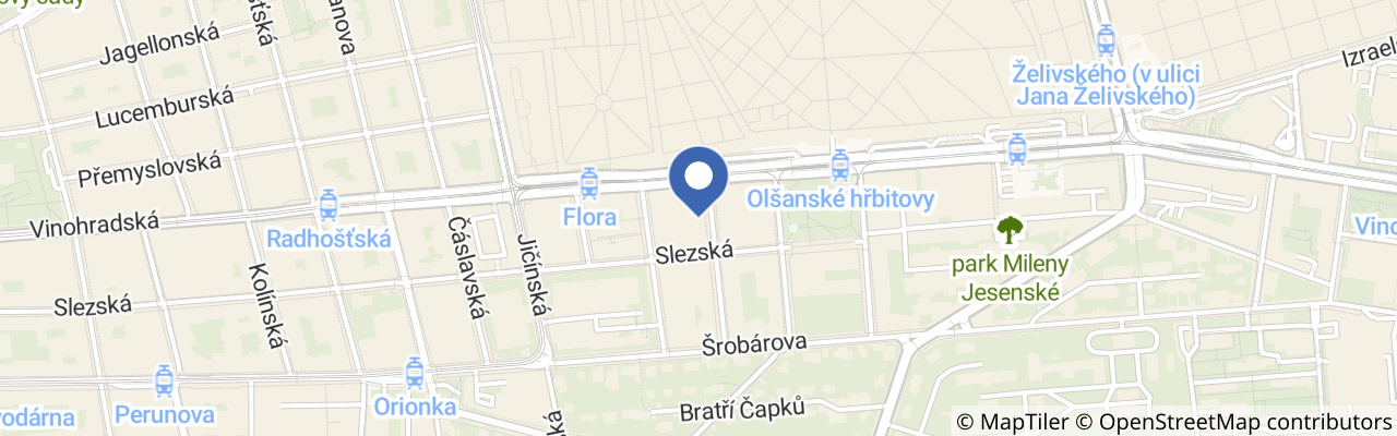 Mapa - Rodinné a komunitní centrum Paleček