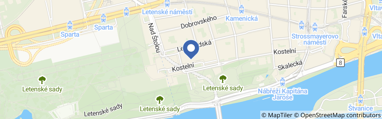 Mapa - Národní technické muzeum