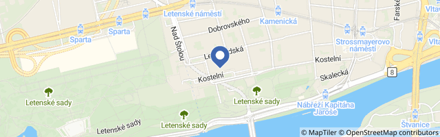 Mapa - Národní technické muzeum