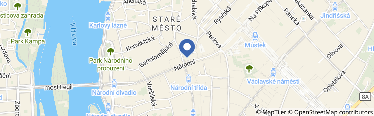 Mapa - MUSEUM OF BRICKS Praha