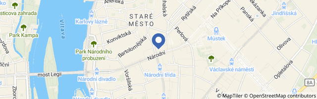 Mapa - MUSEUM OF BRICKS Praha