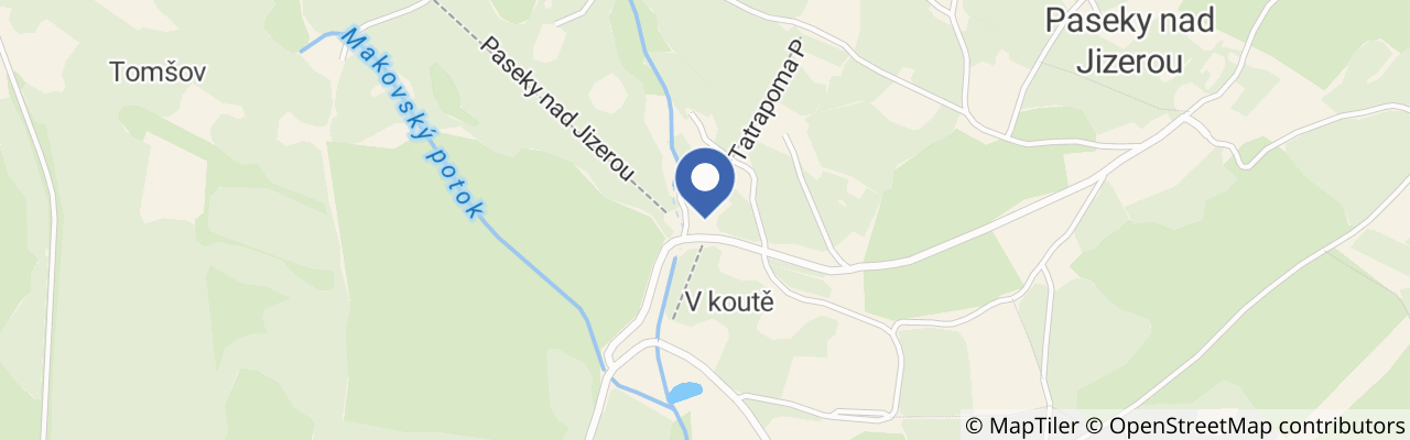 Mapa - Ski areál Paseky nad Jizerou