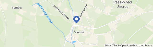 Mapa - Ski areál Paseky nad Jizerou