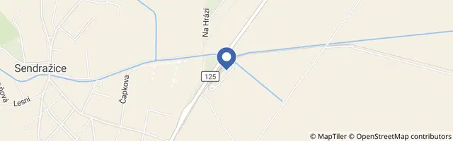 Mapa - Kolínská řepařská drážka