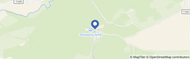 Mapa - Skanzen Solvayovy lomy