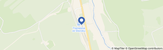 Mapa - Osoblažská úzkokolejka