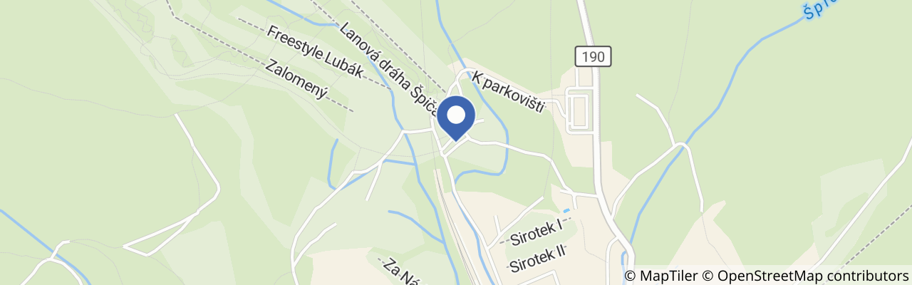 Mapa - Ski&Bike Špičák