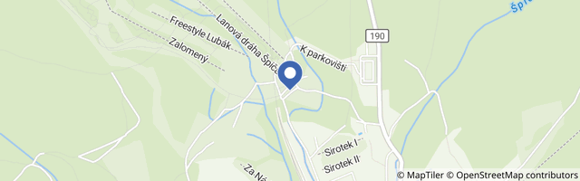 Mapa - Ski&Bike Špičák