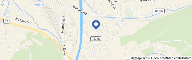 Mapa - Dětská Džungle Vsetín