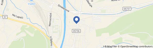 Mapa - Dětská Džungle Vsetín