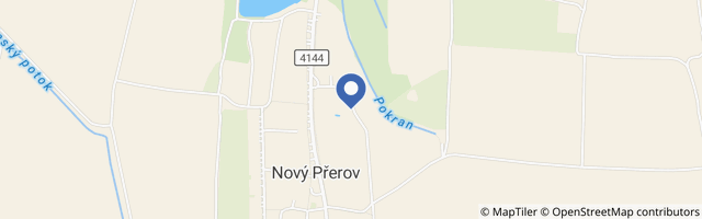 Mapa - Chata Nový Přerov