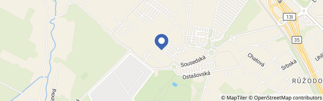 Mapa - Hop arena Liberec