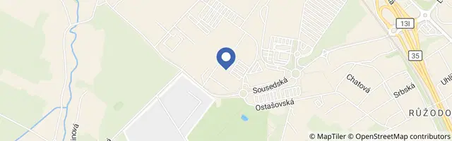 Mapa - Hop arena Liberec