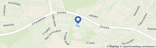 Mapa - Aquacentrum Šutka