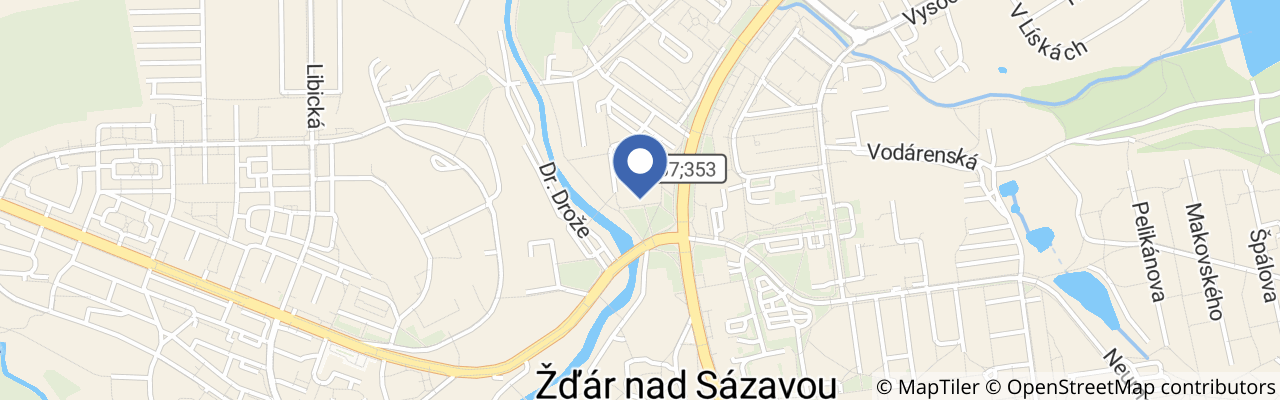 Mapa - Modelové Království Žďár