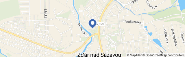 Mapa - Modelové Království Žďár