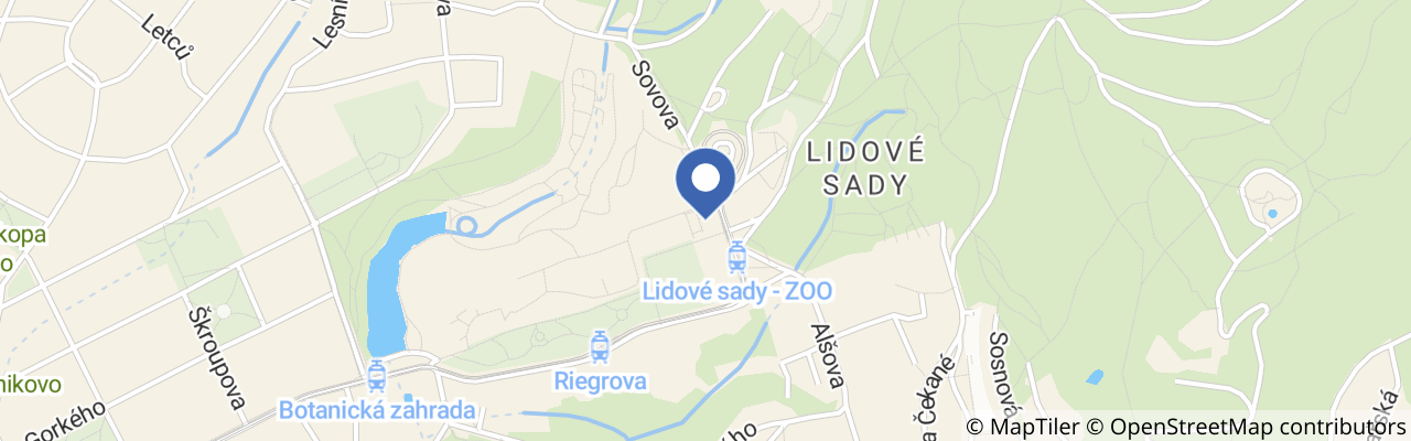 Mapa - Zoo Liberec