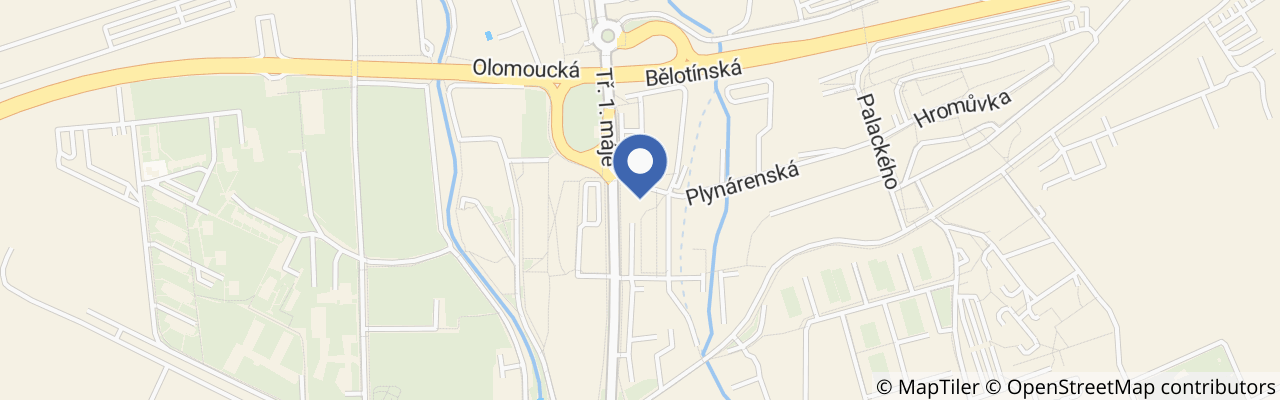 Mapa - Hranická Džungle