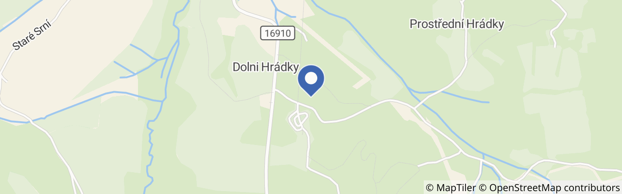 Mapa - Návštěvnické centrum Srní