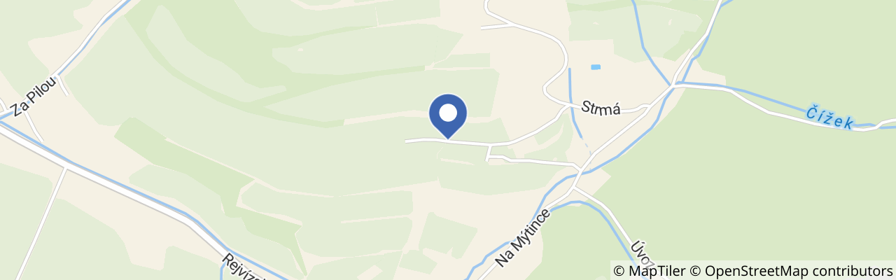 Mapa - Jelení Farma Dětřichov