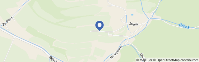 Mapa - Jelení Farma Dětřichov