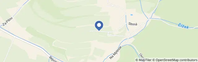 Mapa - Jelení Farma Dětřichov