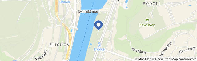 Mapa - Žluté Lazně