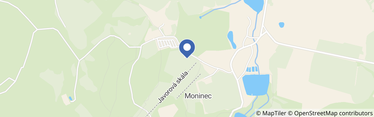 Mapa - Areál Monínec
